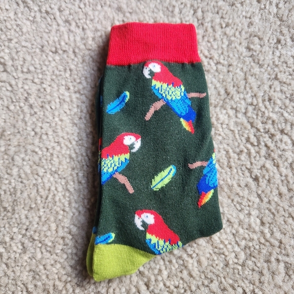 Other - NEW women's macaw socks parrot bird